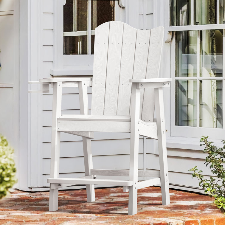 Beachcrest Home Bragdon Classic Outdoor Adirondack Bar Chair & Reviews